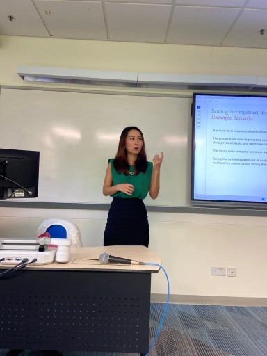 A Talk on "Intercultural Communication in Global Business" by Amy Yang
