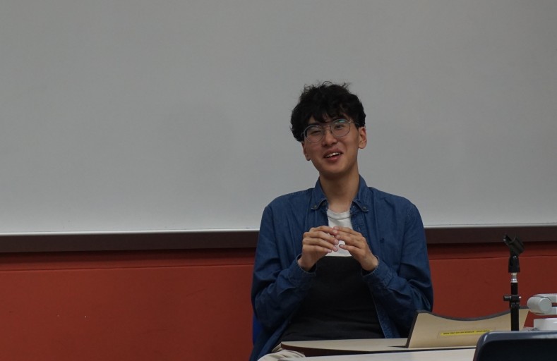Poetry Reading with the young poet Eric Yip on 20 April 2023