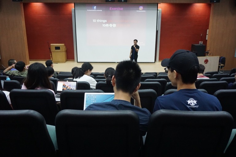 Stand-up Comedy Workshop: Humour & Effective Communication by Mr. CHAN Lok Tim, October 2019