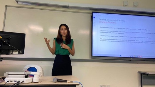 A Talk on "Intercultural Communication in Global Business "by Amy Yang on 8 November 2023