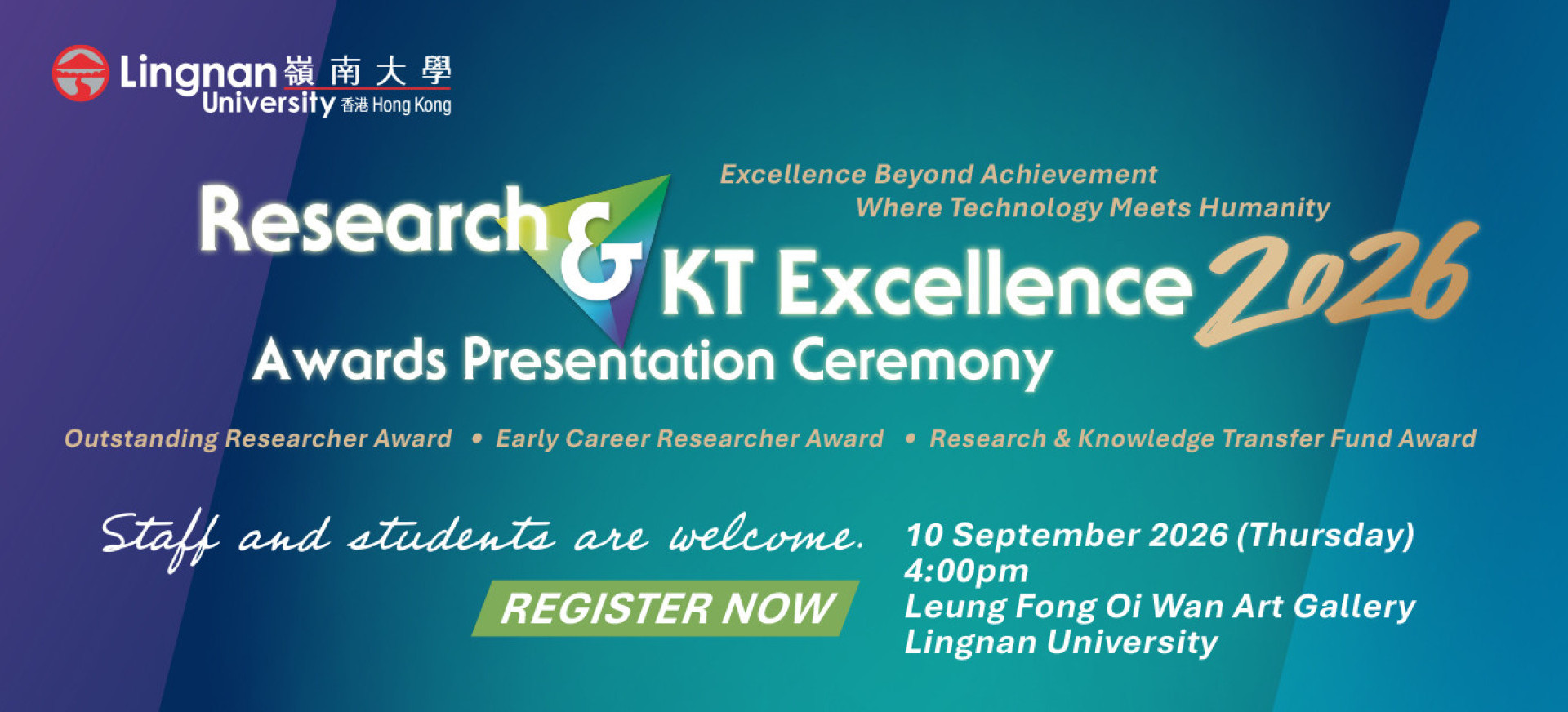 Research & KT Excellence Awards Presentation Ceremony 2026