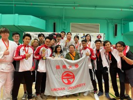 岭大柔道队于第32届大专杯柔道赛勇夺九个奖项