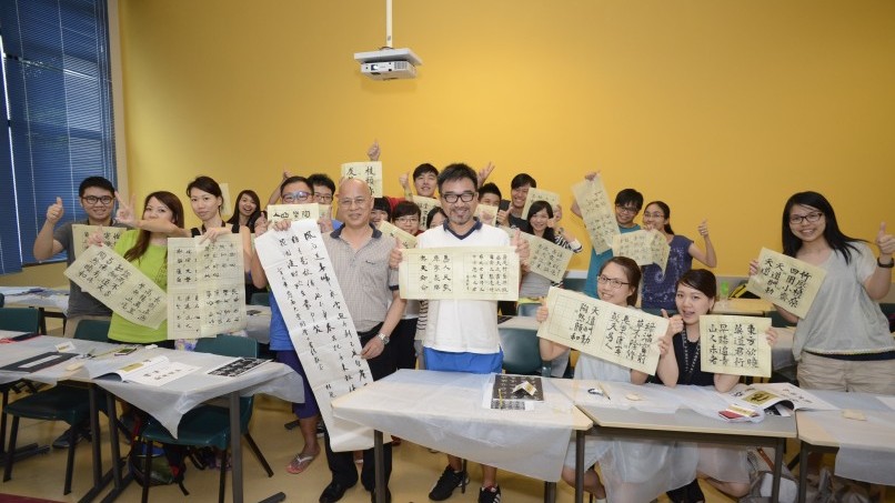 [Alumni story] Chinese calligrapher Day Kwei-kwan