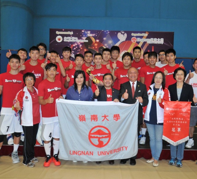 Men's Basketball team grasps championship at Jackie Chan Challenge Cup