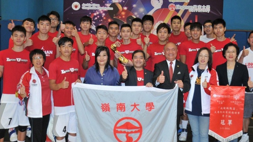 Men's Basketball team grasps championship at Jackie Chan Challenge Cup