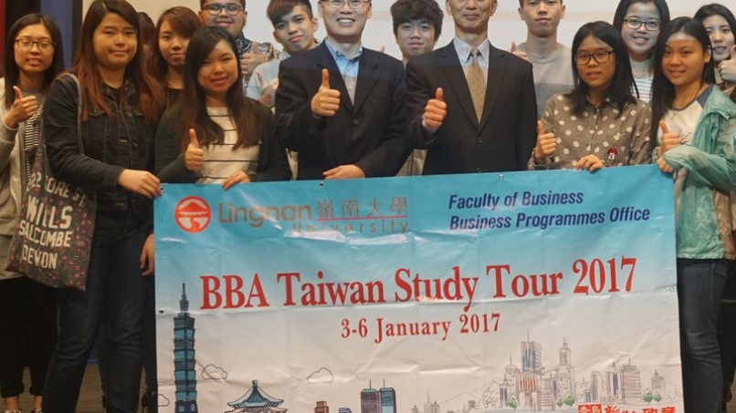 Faculty of Business organises BBA Taiwan Study Tour 2017