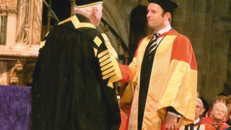 Prof Darrell Rowbottom receives prestigious higher doctorate
