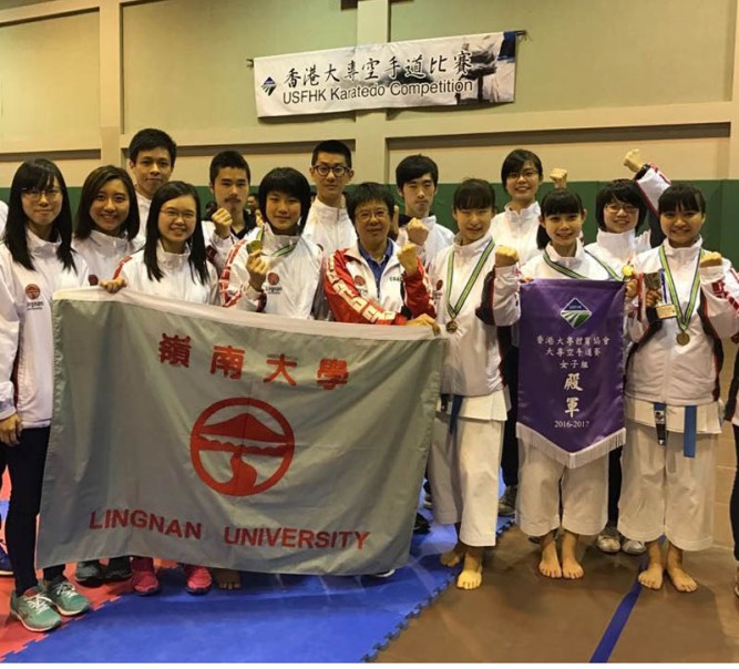 Karate Team performs well in inter-university competition
