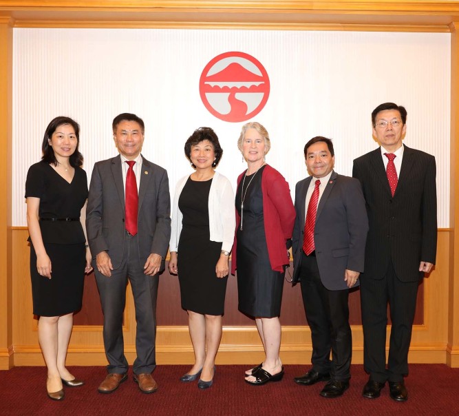 Lingnan Foundation President visits Lingnan University