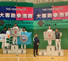 LU athletes win three gold medals at USFHK Taekwondo Competition and Annual Athletic Meets