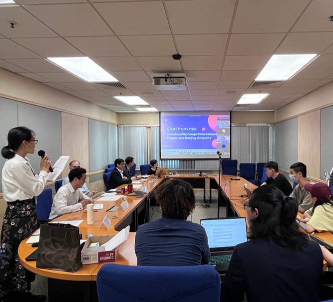 Start From Me: Sustainability Competition co-hosted by LU and Nanjing University promotes sustainability education and initiatives