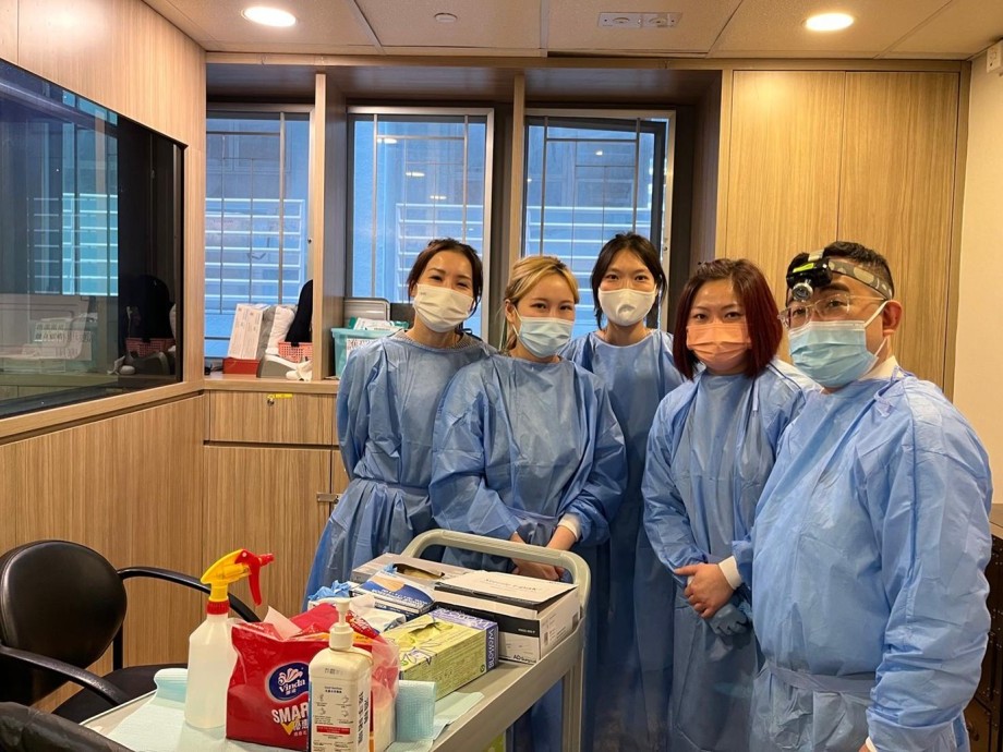 LIFE students provided free dental check-ups to the elderly