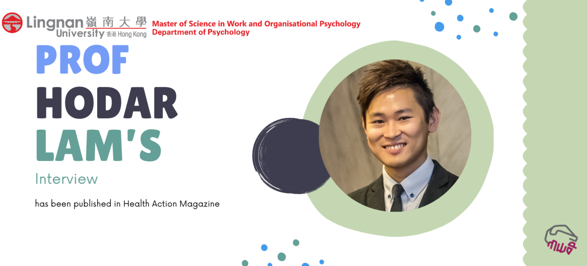 Prof. Hodar LAM's interview has been published in Health Action Magazine