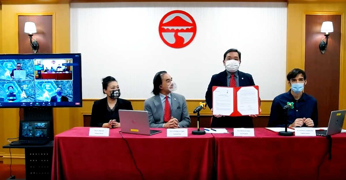 Memorandum of Understanding (MOU) Signing Ceremony between Lingnan University and Hong Kong Art Centre (HKAC)