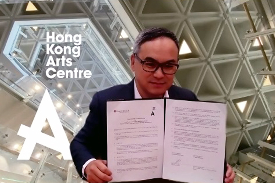 Memorandum of Understanding (MOU) Signing Ceremony between Lingnan University and Hong Kong Art Centre (HKAC)