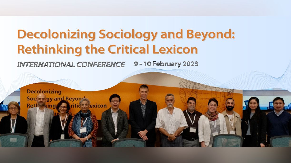 Decolonizing Sociology and Beyond: Rethinking the Critical Lexicon