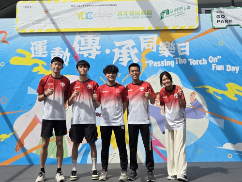 SCEM students organized testing station for the Sports Federation & Olympic Committee of Hong Kong event